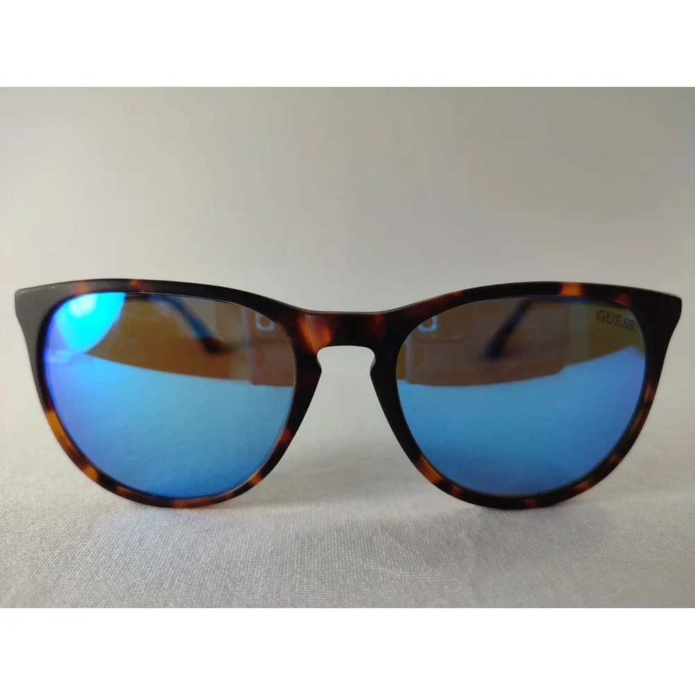 Guess SAS 6002 Salsa Suns Sunglasses Tortoise Blue Mirror Lens 54-18-135 Mint
